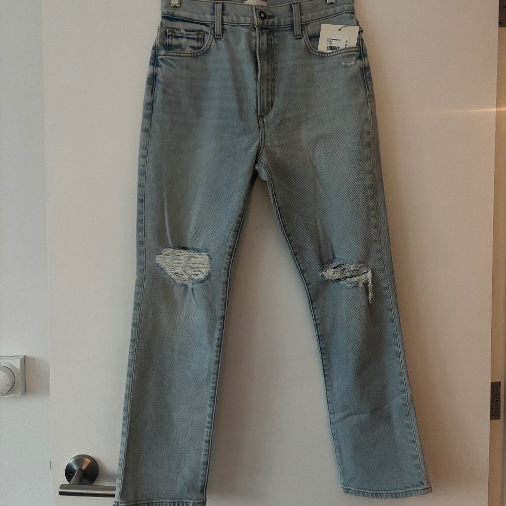 Favorite Daughter The Valentina Super High-Rise Cigarette Ankle 28 NEW w Tags